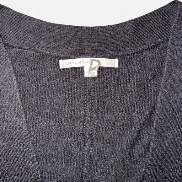 GAP Black Lightweight Wool Cardigan - Picture 7 of 7